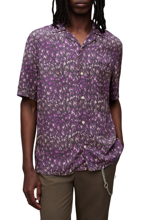 Ikuma Relaxed Fit Floral Camp Shirt