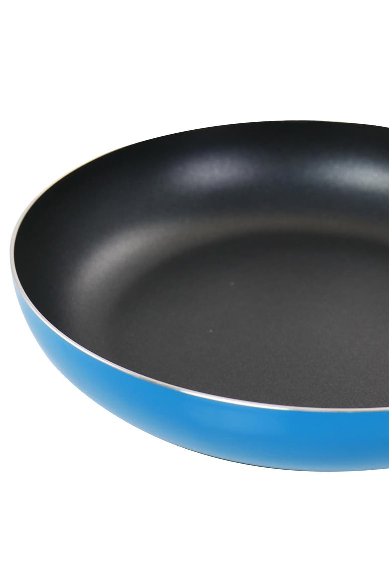 2 Piece 10 inch Aluminum Frying Pan, Alternate, color, Blue