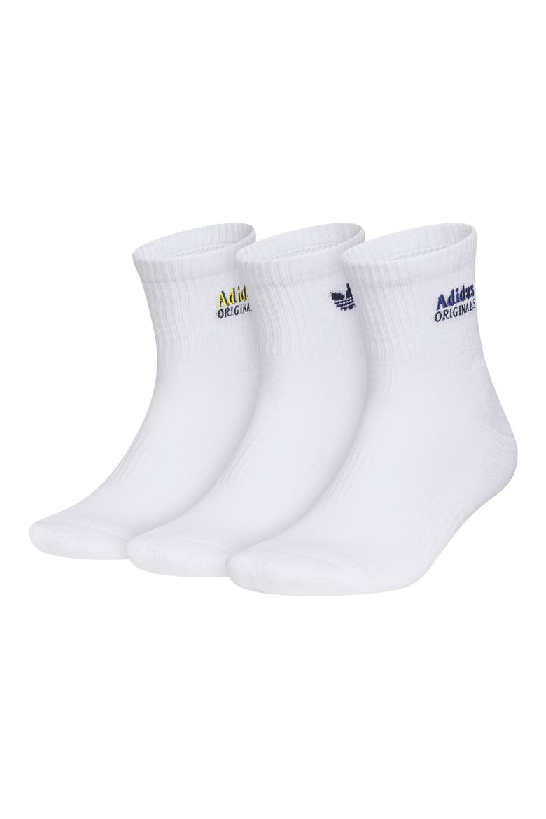 Gender Inclusive Paramount Assorted 3-Pack Quarter Socks, Main, color, WHITE/ YELLOW/ BLUE