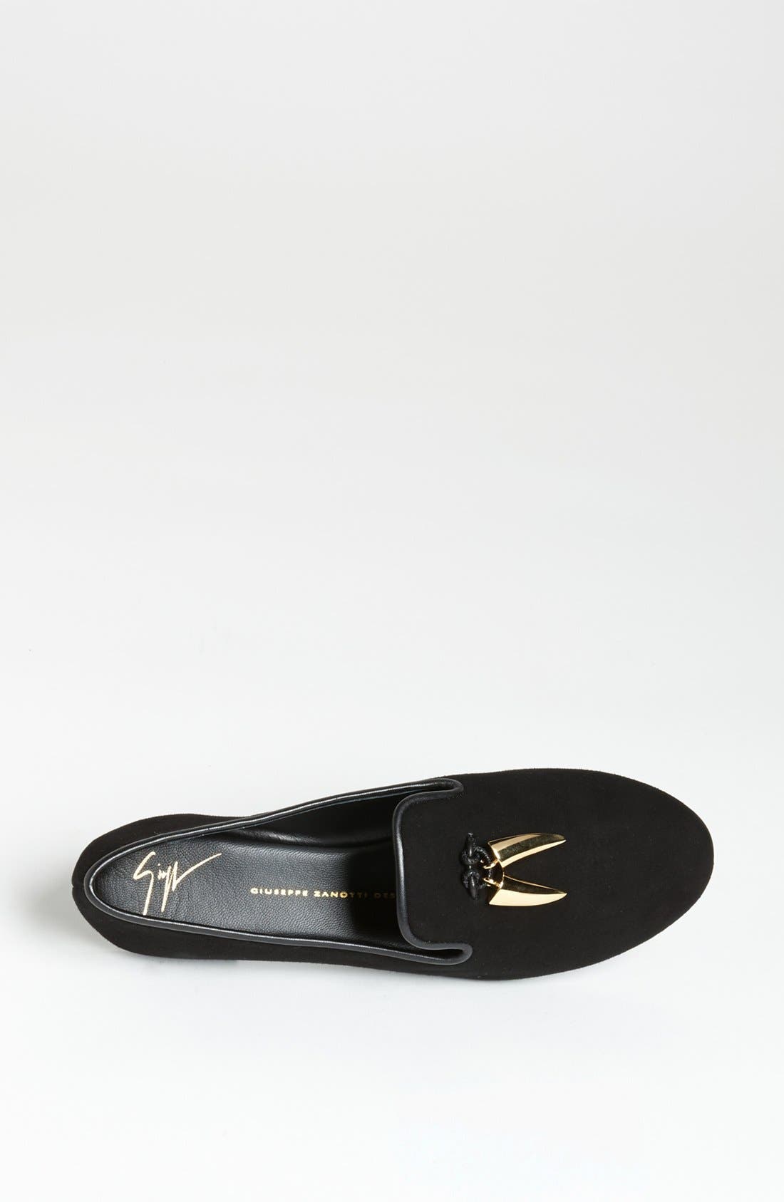Smoking Loafer, Alternate, color, BLACK