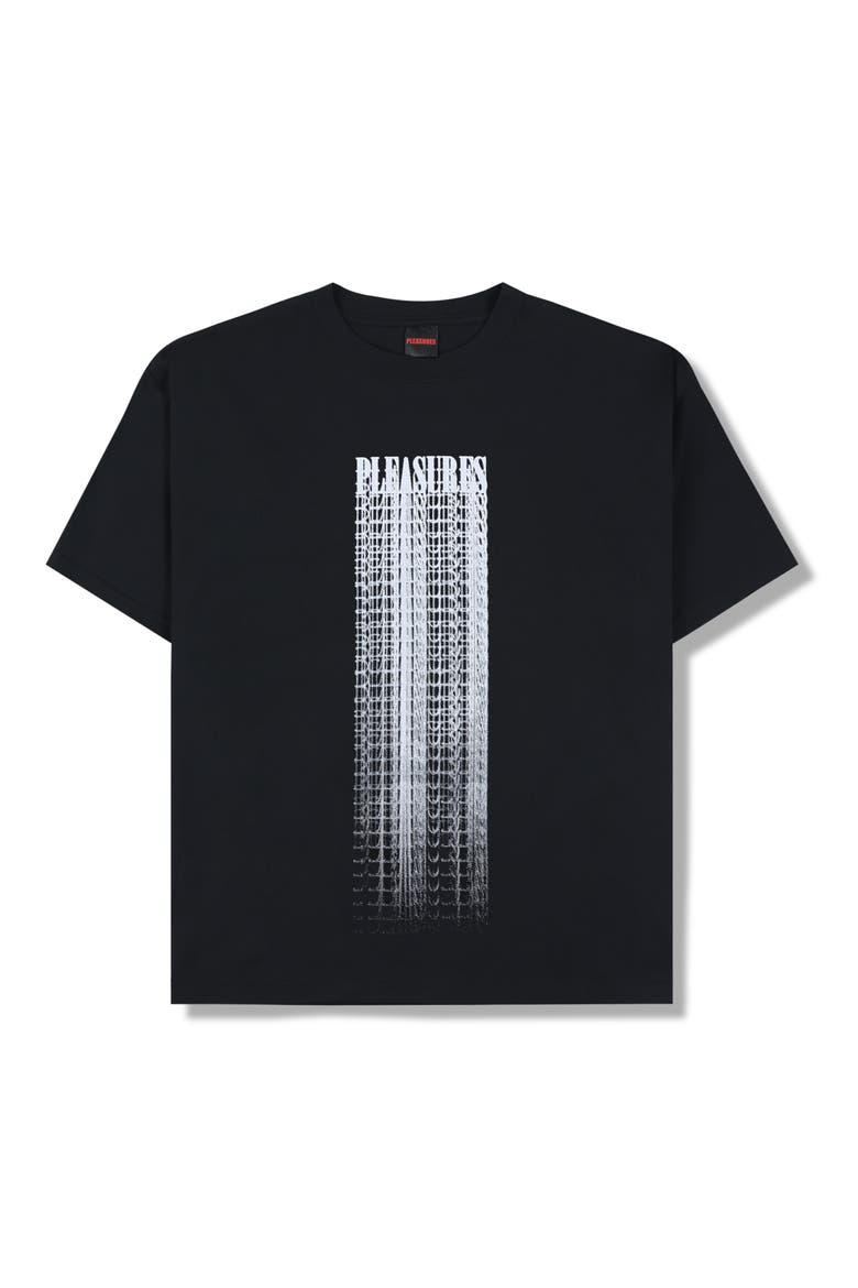 Blurred Graphic T-Shirt, Alternate, color, BLACK