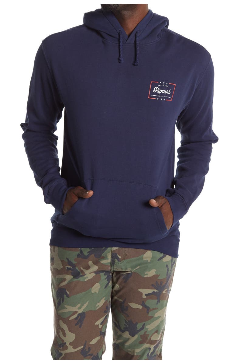 Rip Curl American Made Fleece Pullover Hoodie, Alternate, color, 