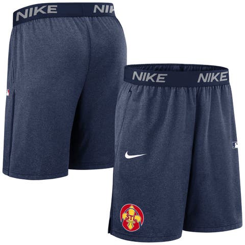 Men's Nike  Navy St. Louis Cardinals Authentic Collection City Connect Performance Knit Shorts