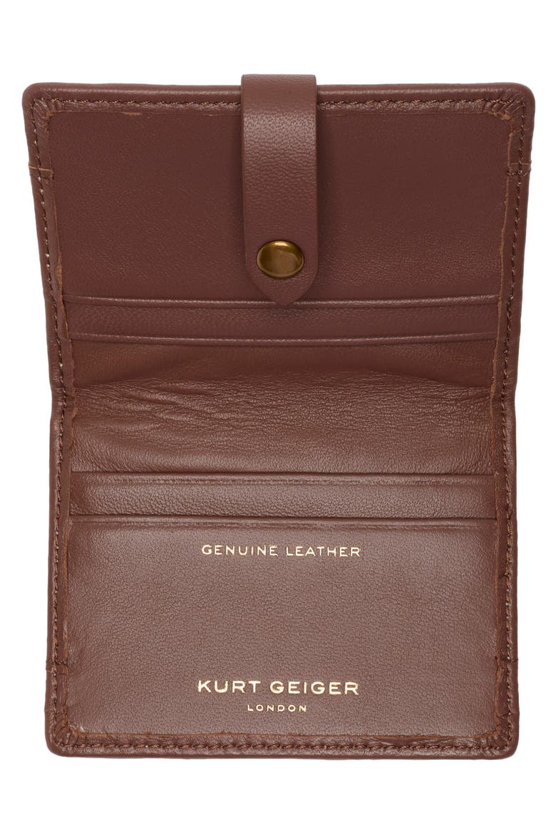 Brixton Leather Card Case, Alternate, color, MEDIUM RED