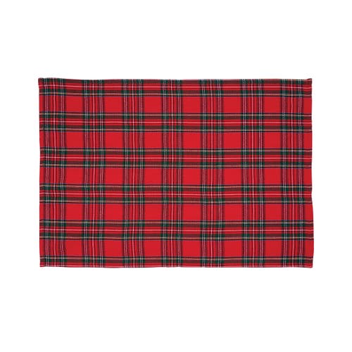 C & F Home C&f Home Arlington Plaid Cotton Woven Placemats Set Of 6, 13" X 19" In Red