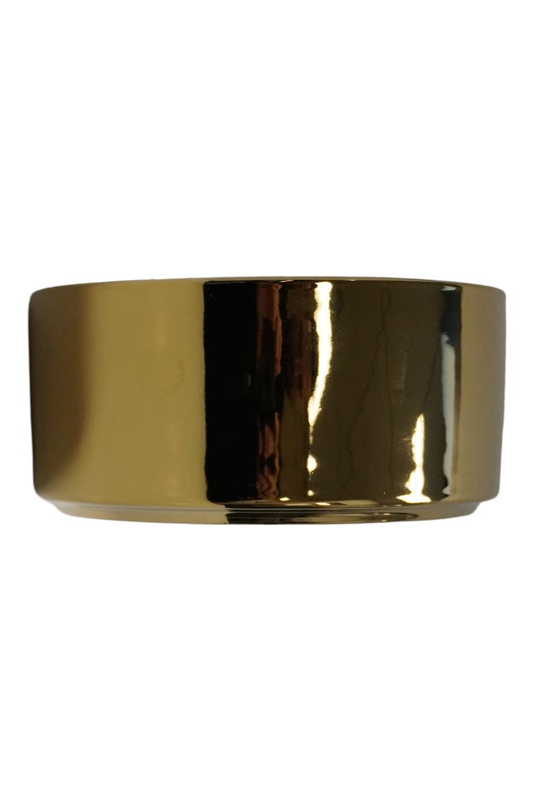 Luigi Luxe Dog Bowl, Alternate, color, GOLD
