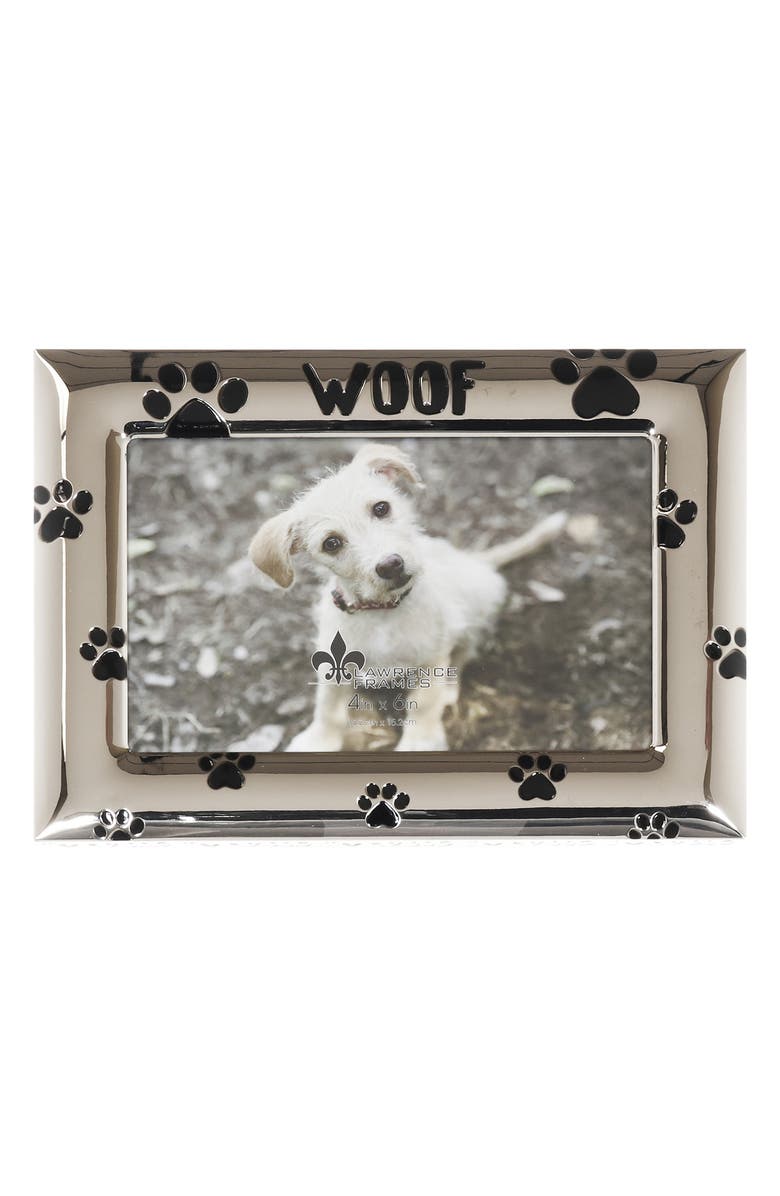 Lawrence Frames Silver Woof Picture Frame, Main, color, Silver