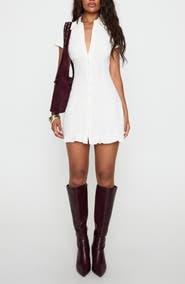 Princess Polly Covey Mini Shirtdress
