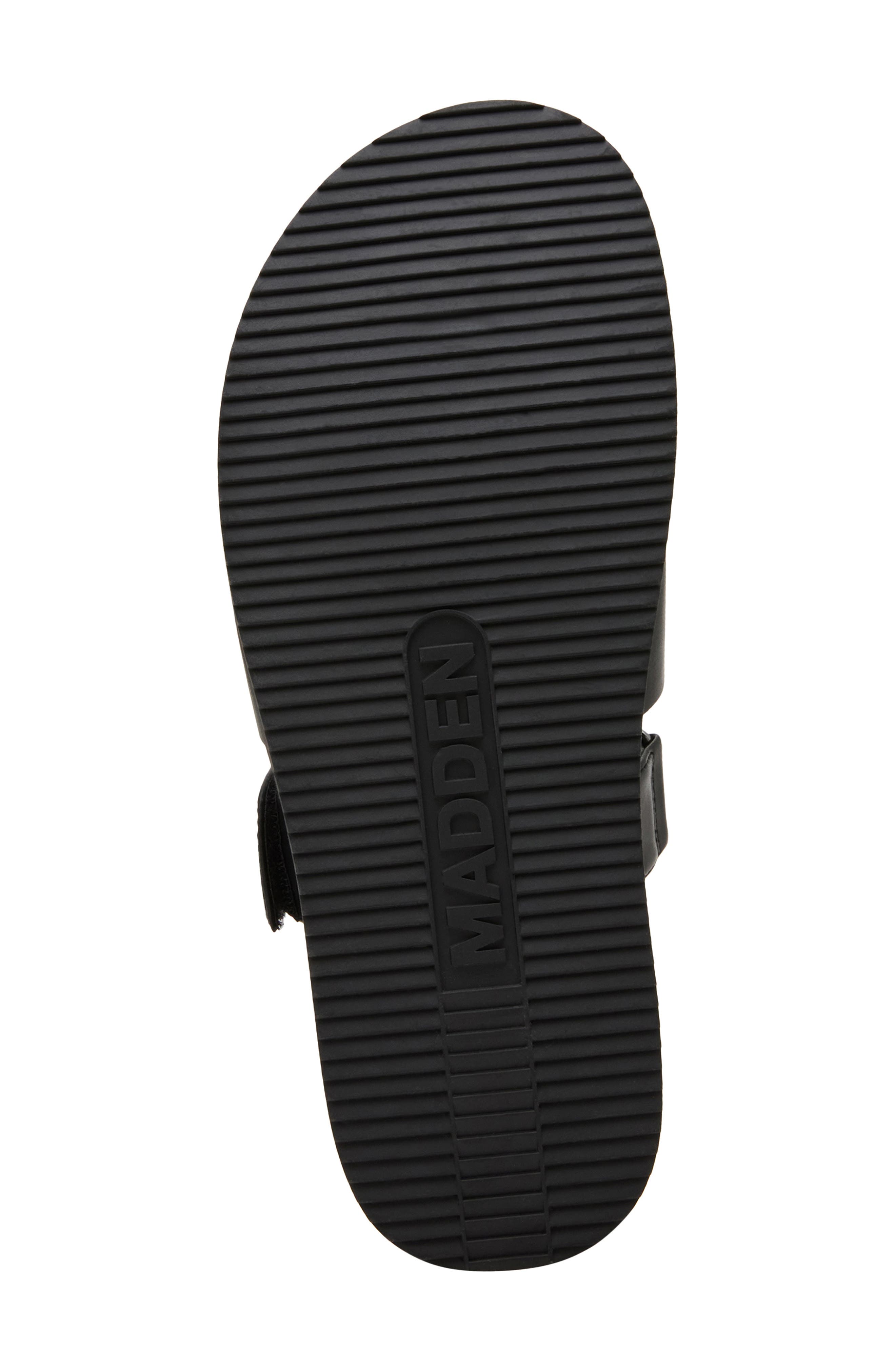 Steve Madden Mnuiero Sandal, Alternate, color, Black Leather