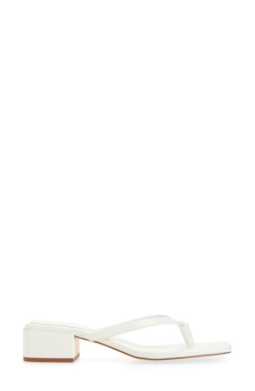 Steve Madden Caribbean Flip Flop In White