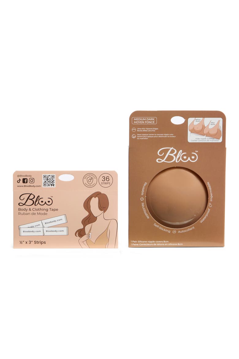 Everyday Confidence Waterproof Silicone Nipple Covers & Fashion Tape Kit, Alternate, color, MEDIUM-DARK