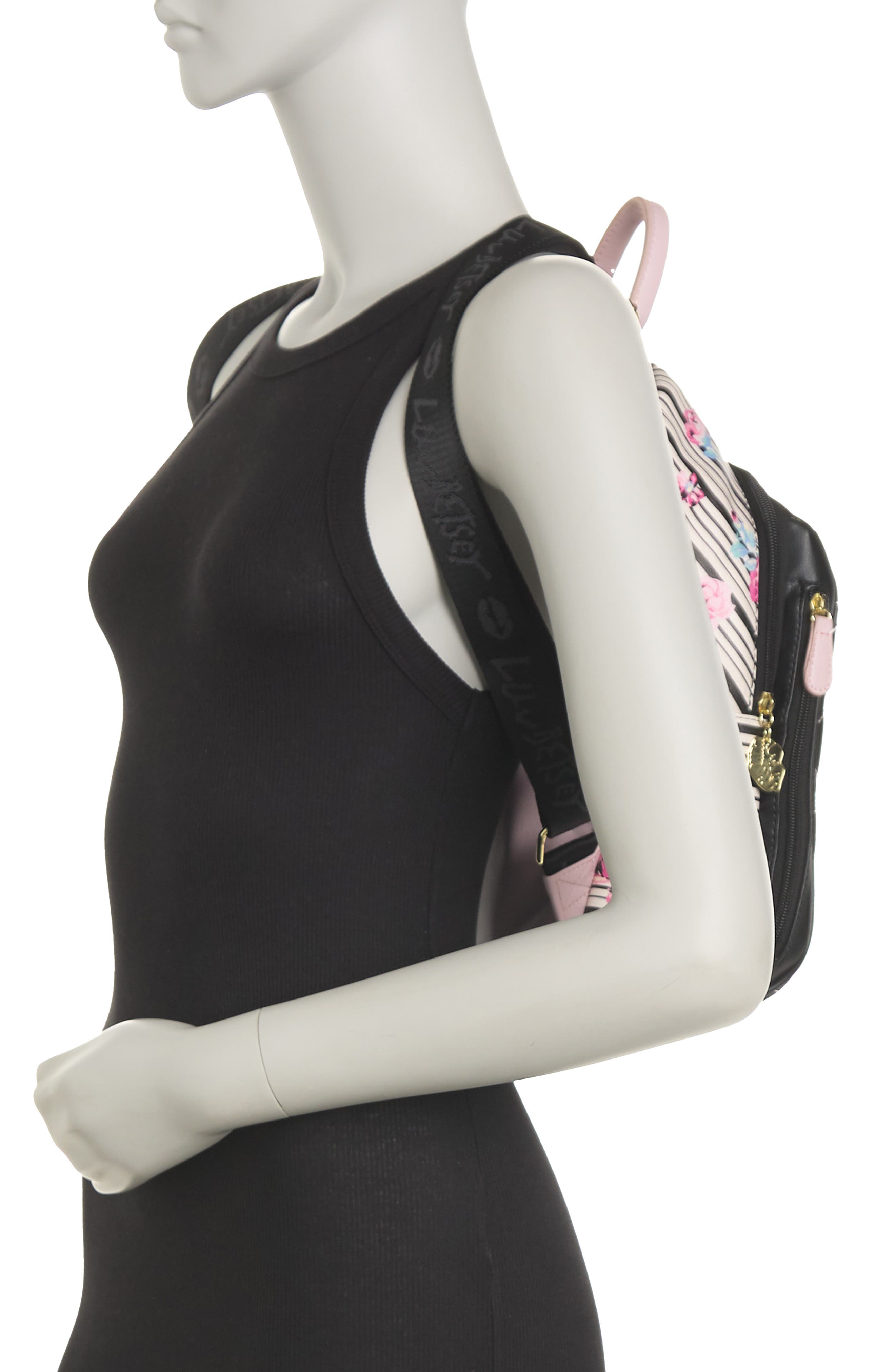 URBAN EXPRESSIONS HANDBAGS Urban Expressions Diamond Quilted Backpack, Alternate, color, 