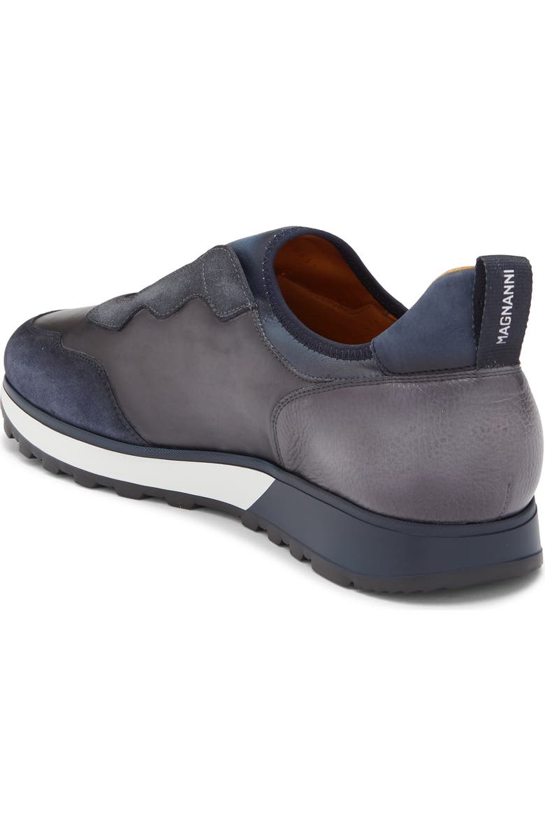 Magnanni Arco Slip-On Sneaker, Alternate, color, Navy