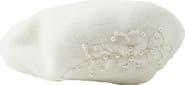 SAACHI Faux Pearl Embellished Beret
