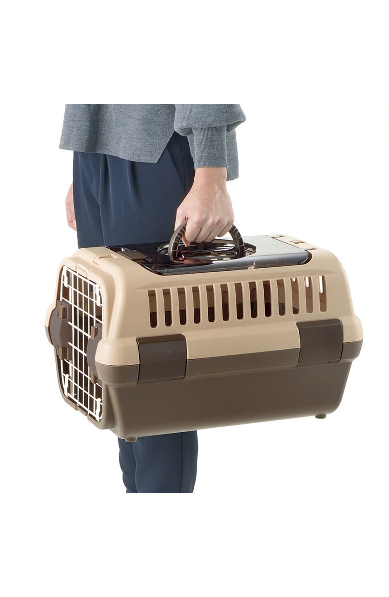 Richell Double Door Carrier, Small for Dogs and Cats, Alternate, color, Multicolored