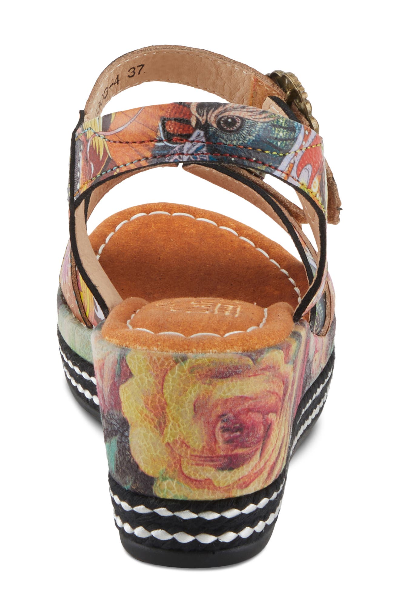 L'Artiste by Spring Step Flavour Platform Wedge Sandal, Alternate, color, 