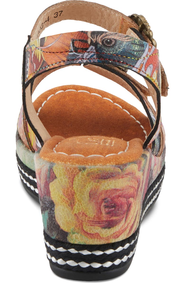 L'Artiste by Spring Step Flavour Platform Wedge Sandal, Alternate, color,