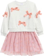 BLUEBERI boulevard Kids' Mixed Media Dress