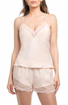 In Bloom by Jonquil Carlie Lace Trim Camisole Short Pajamas