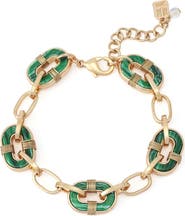 Robert Lee Morris Reversible Semiprecious Stone Bracelet