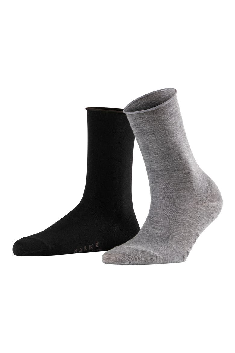 Active Breeze 2-Pack Socks, Alternate, color, BLACK/ GREY