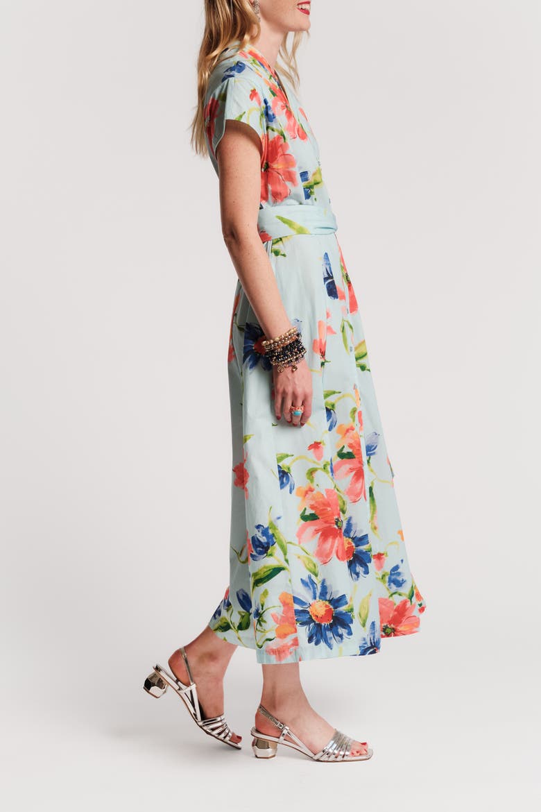 Eve Dress Georgia Print, Alternate, color, Light Blue/Multi
