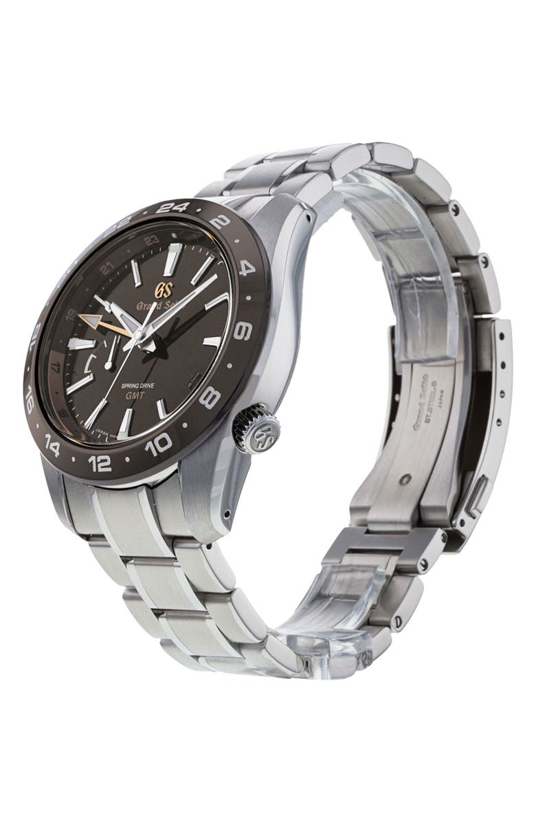 Watchfinder & Co. Grand Seiko Preowned 2021 Sport Spring Drive GMT Bracelet Watch, 40.5mm, Alternate, color, 