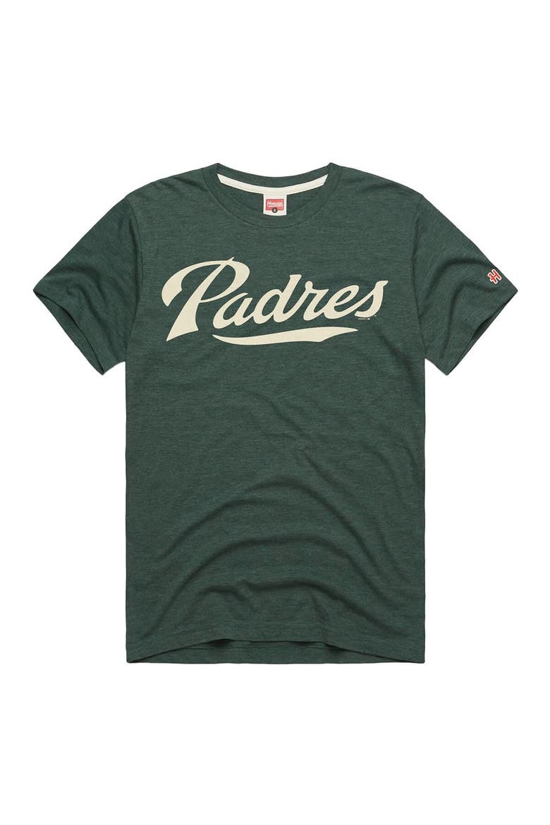 Men's Homage  Green San Diego Padres Hyper Local Tri-Blend T-Shirt, Alternate, color, Green