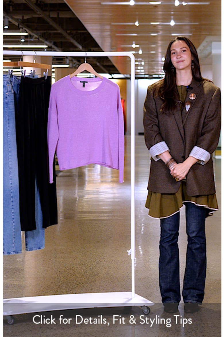 Crewneck Organic Linen & Organic Cotton Sweater video