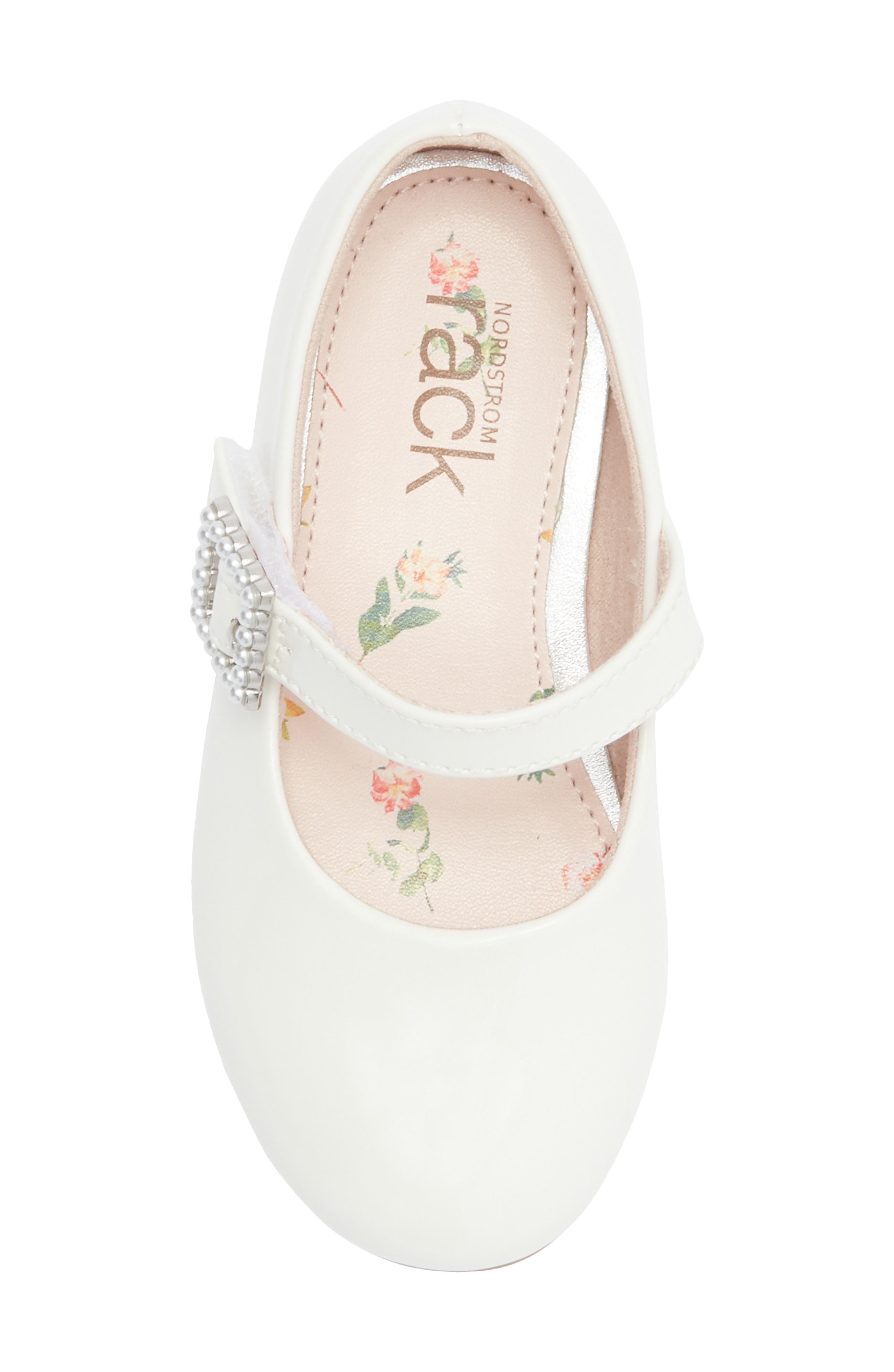 NORDSTROM RACK Kids' Leah Dress Shoe, Alternate, color, White
