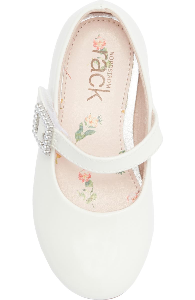NORDSTROM RACK Kids' Leah Dress Shoe, Alternate, color, White