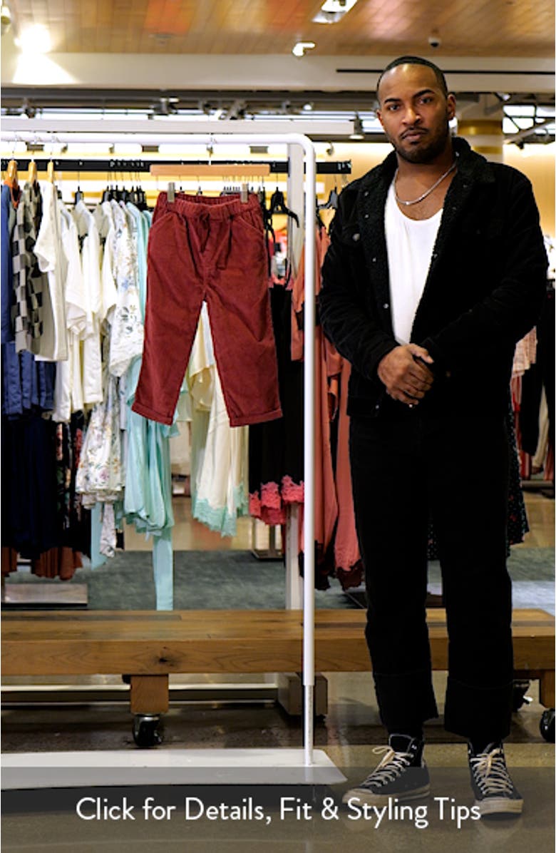 Cotton Corduroy Joggers, sales video thumbnail