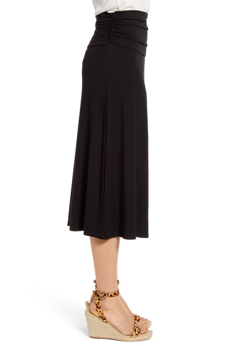 Andie Convertible Knit Skirt, Alternate, color, BLACK