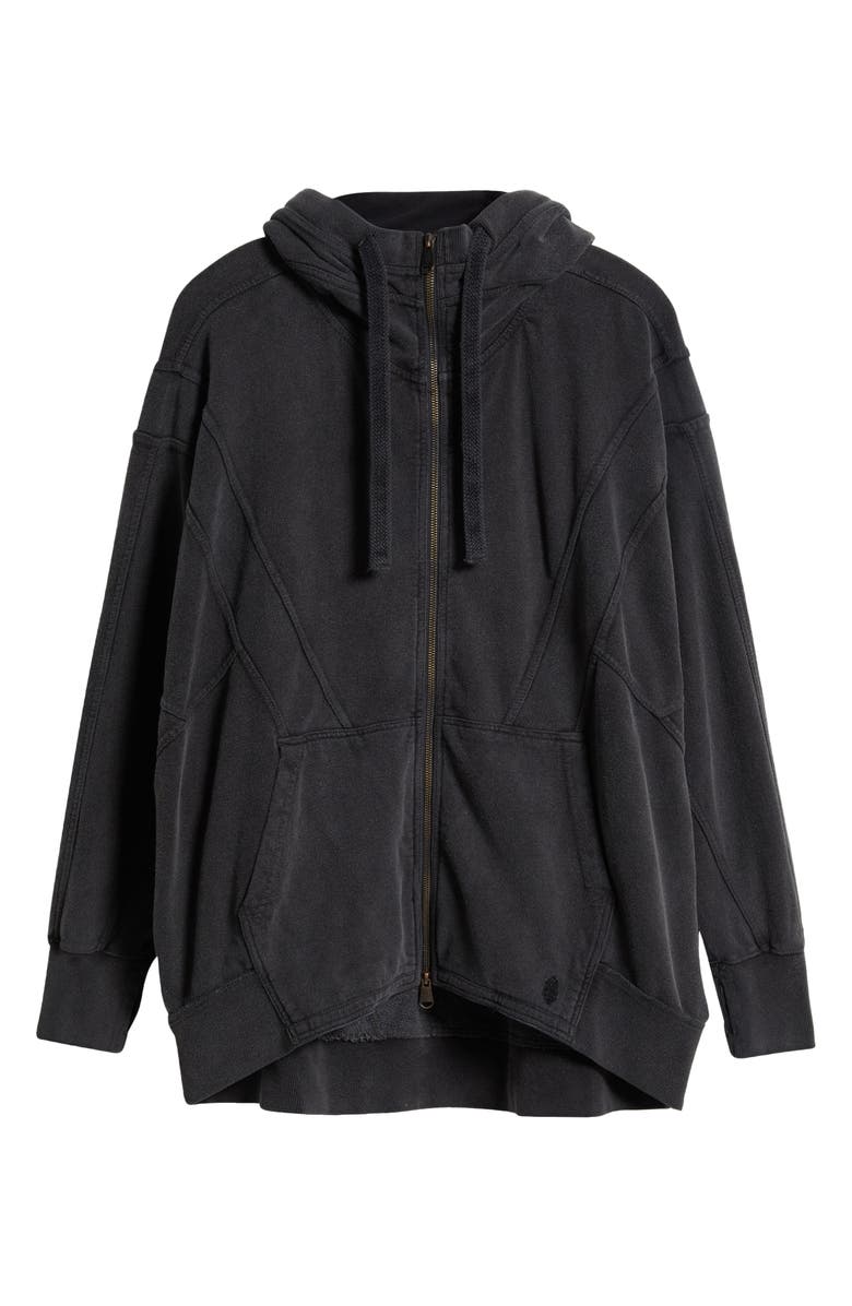 Free People All Your Love Oversize French Terry Patchwork Hoodie, Alternate, color, 