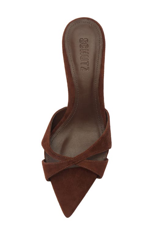 Schutz Hilda Leaf Pointed Toe Sandal