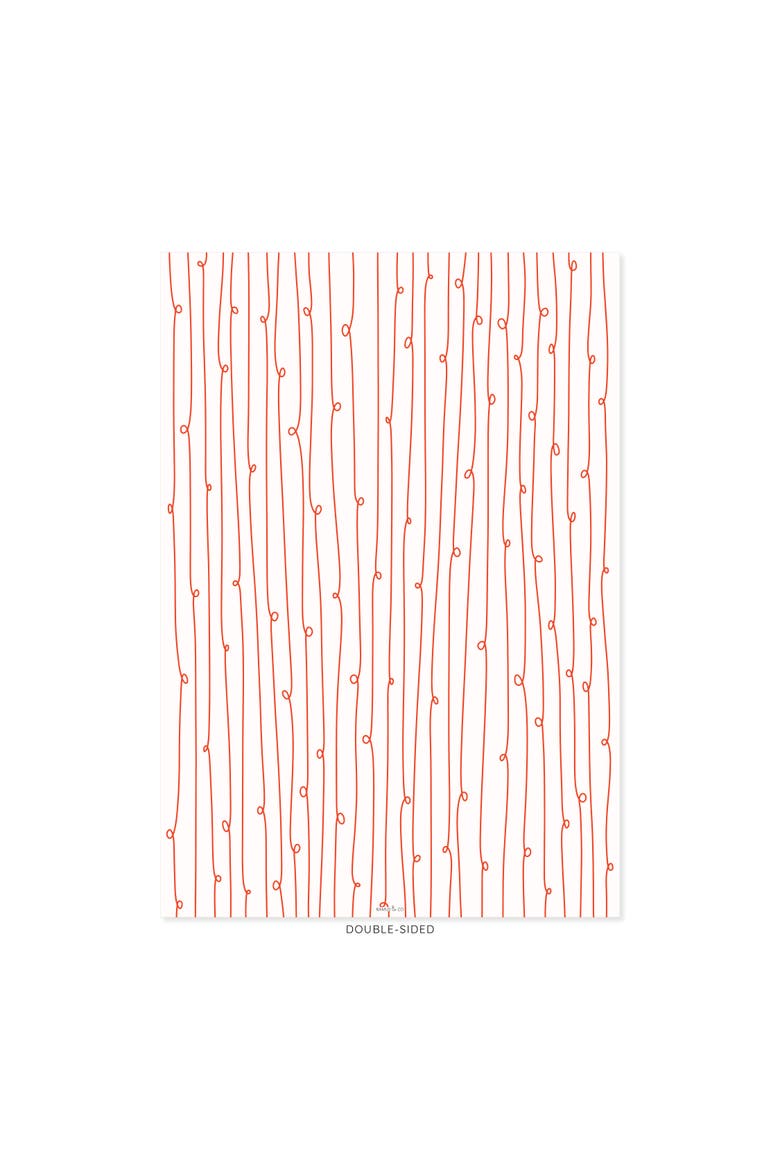 Two-Sided "Elf Workshop" Heavyweight Christmas/Holiday Gift Wrap, Alternate, color, Multicolored