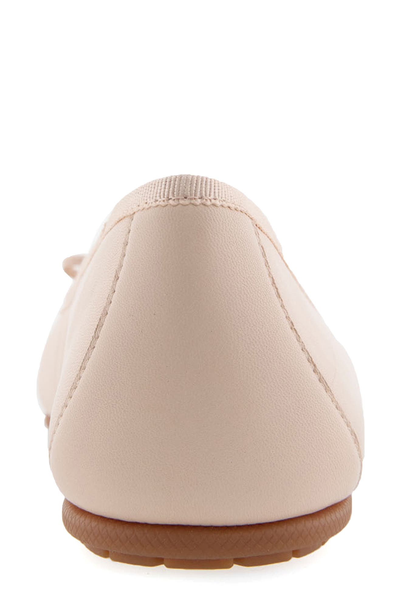Pia Ballet Flat - Wide Width Available, Alternate, color, NATURAL LEATHER