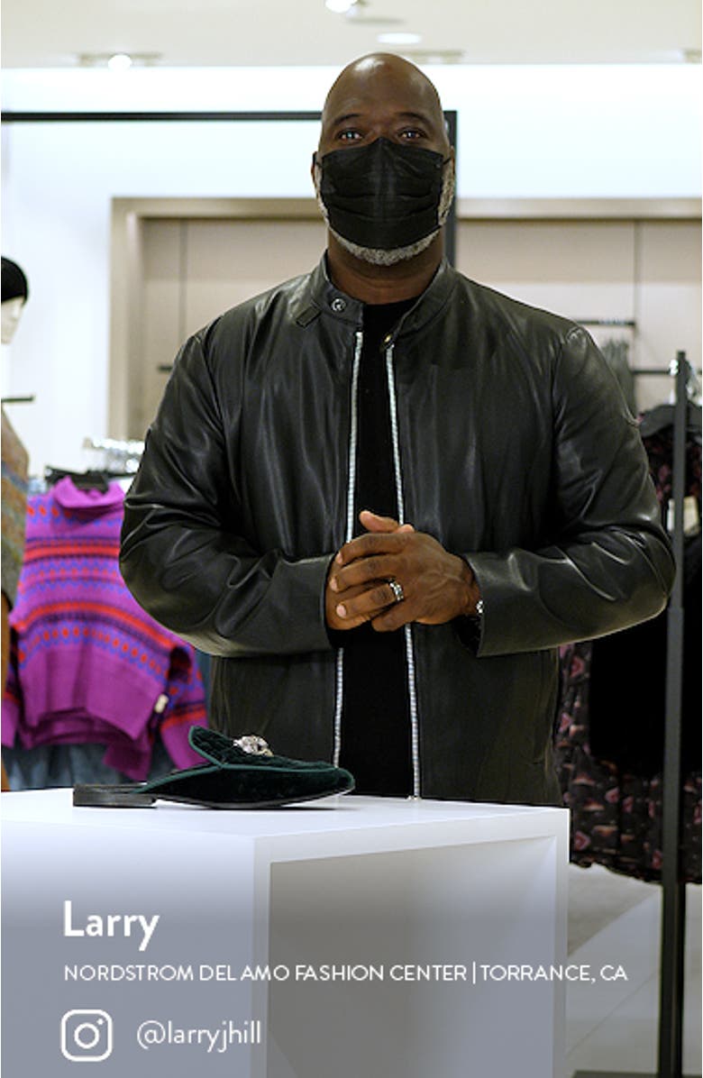 Hugh Quilted Velvet Mule, sales video thumbnail