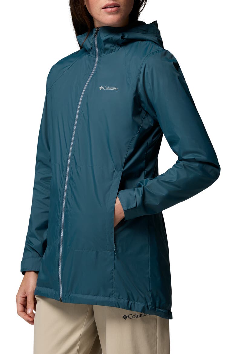 Switchback II Lined Long Jacket, Alternate, color, EVERBLUE