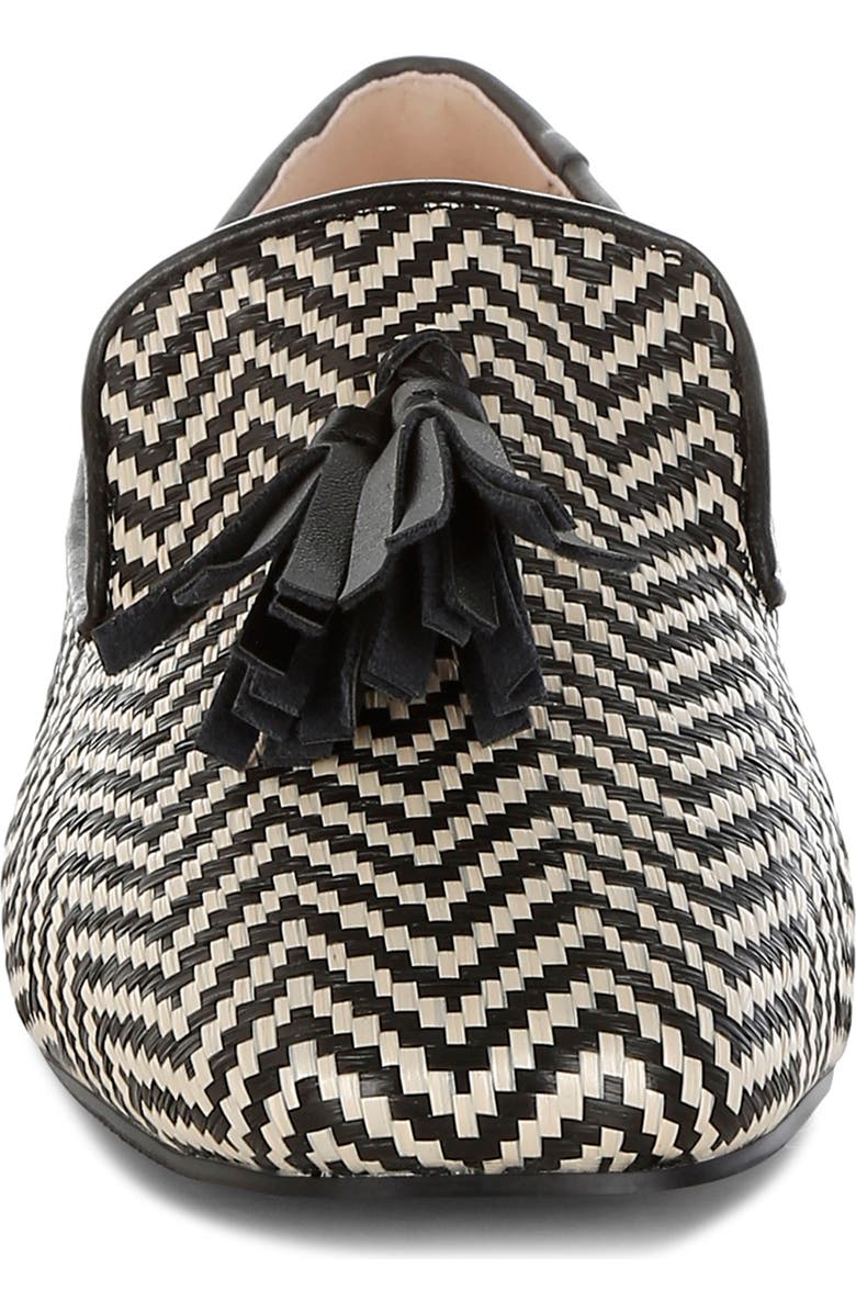 Rag & Co Dara Tassel Driving Loafer, Alternate, color, Black