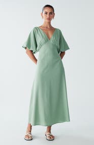 ST MRLO Palm Midi Dress