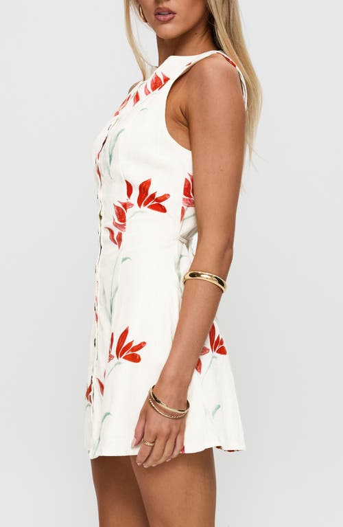 PRINCESS POLLY PRINCESS POLLY DOLLIE FLORAL PRINT MINIDRESS