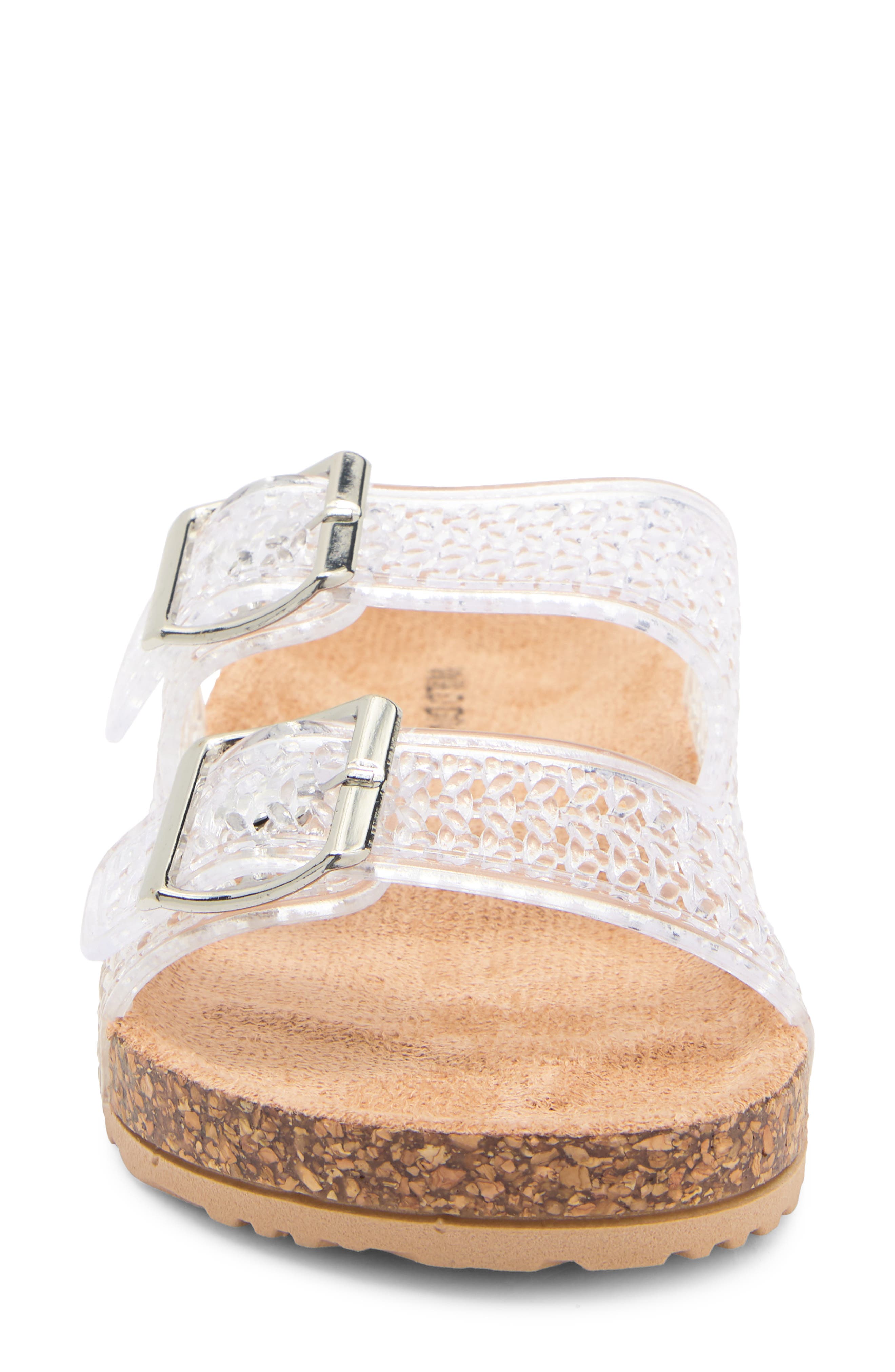 Audrina Sandal, Alternate, color, CLEAR