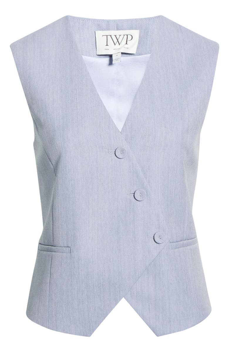 TWP Tyler Wool Vest, Alternate, color, Halogen Blue