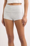 SKIMS Stretch Cotton Jersey Foldover Shorts