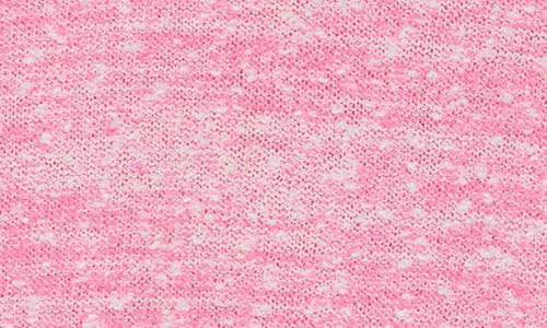 Frame Patch Pocket Short Sleeve Sweater In Pink