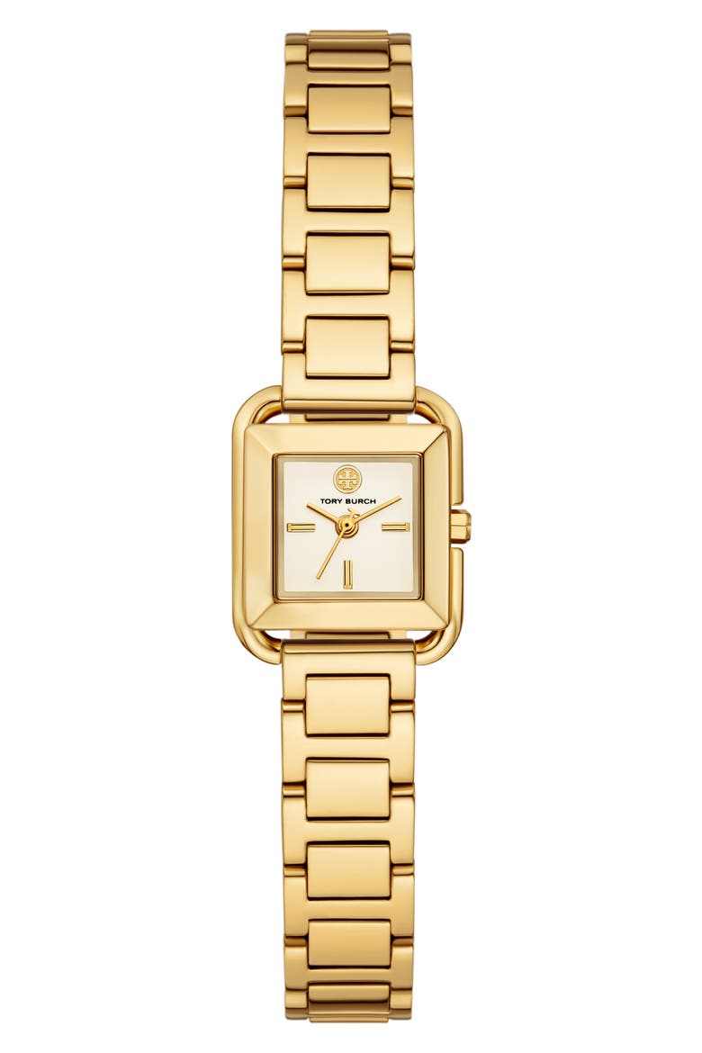 The Small Kira Square Bracelet Watch, 18mm x 18mm, Main, color, GOLD