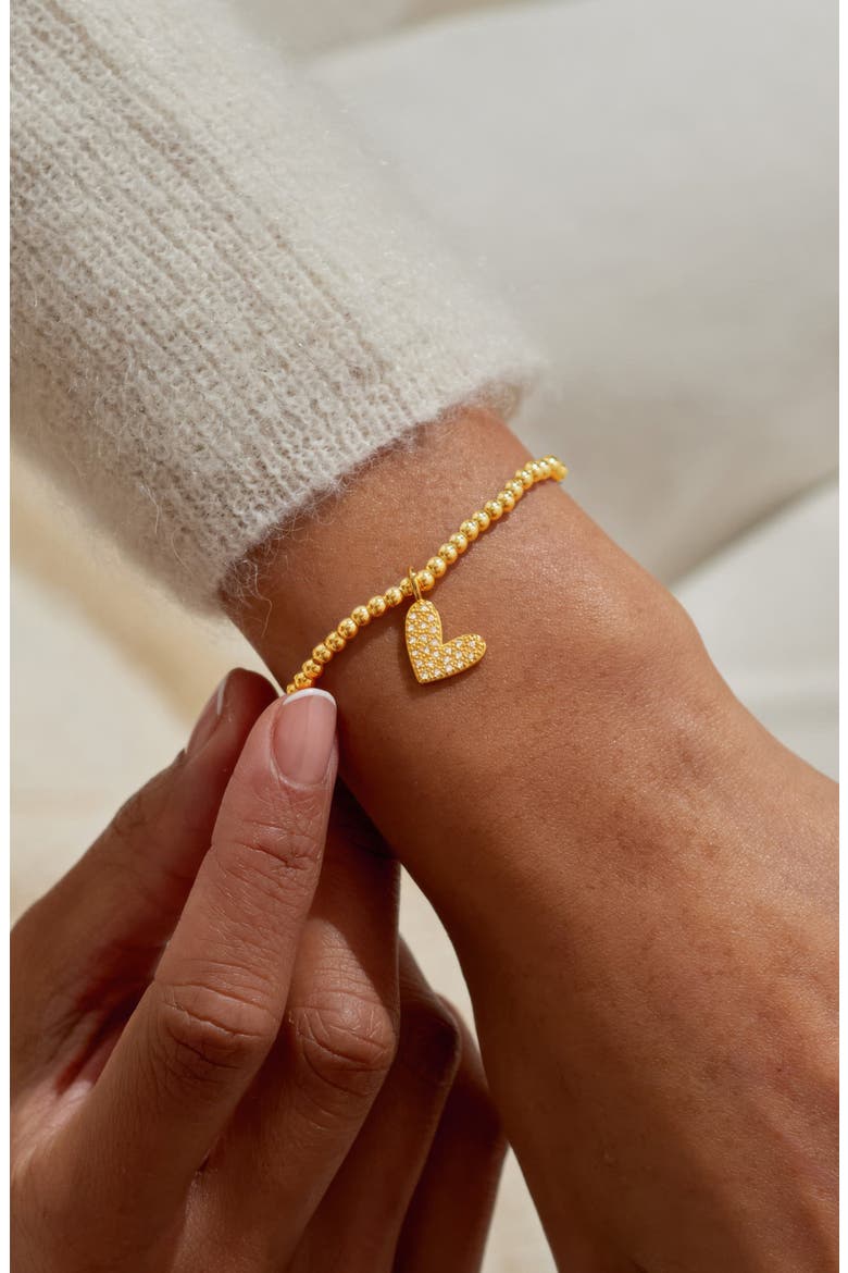 A Little 'Grateful Heart' Bracelet In Gold-Tone Plating, Alternate, color, Metallic Gold