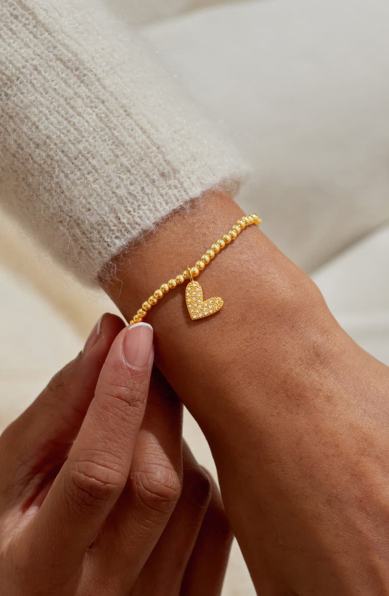 A Littles & Co A Little 'Grateful Heart' Bracelet In Gold-Tone Plating, Alternate, color, Metallic Gold