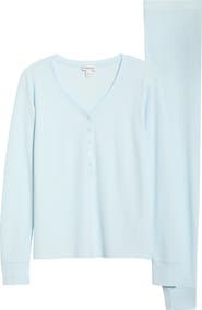 Nordstrom Cotton Blend Waffle Thermal Pajamas